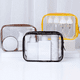 thumbnail image 4 of Bolsa de aseo transparente, juego de bolsas de maquillaje transparentes, bolsa de lavado impermeable, 4 of 6