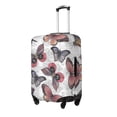 thumbnail image 2 of Xecao Vintage Butterflies print Elastic Luggage Cover, with double-sided print , is perfect for travel, business, and daily use, 2 of 9