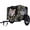 Camouflage, variant on Pet Bike Trailer Dog Cart for Bicycle – Folding Pet Trailer for Small & Medium Dogs, Quick-Release Wheels, Non-Slip Floor, Internal Leash, Easy Storage