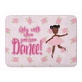thumbnail image 1 of Carolines Treasures BB5382RUG Ballet African American Pigtails Machine Washable Memory Foam Mat, 1 of 4