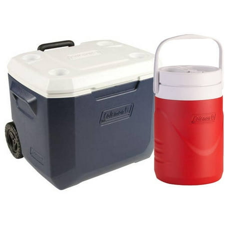 Coleman Xtreme 50-Quart Wheeled Cooler with 1 Gallon Jug Value Bundle