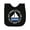 AB-Black, variant on Inktastic My Nana Loves Me Sailboat Boys Newborn Bib