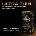 thumbnail image 3 of SKYN King Elite Large Extra Glide Non-Latex Condoms, 10 Count – Extra Glide for Extra Comfort, 3 of 10