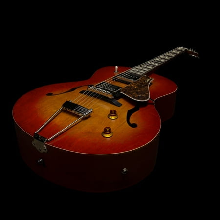 Godin 5th Avenue Jumbo HB Memphis Sun Finish Arch Top Electric Guitar