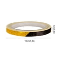 thumbnail image 4 of Reflective Sticker Rim Luminous Warning Tape tape reflective Motorbike Bike Frame Wheel Adhesive Reflector Strip, Black Orange, 4 of 8