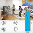 thumbnail image 4 of Blue Wii Remote Controller For Wii And Wii U Console, 4 of 5
