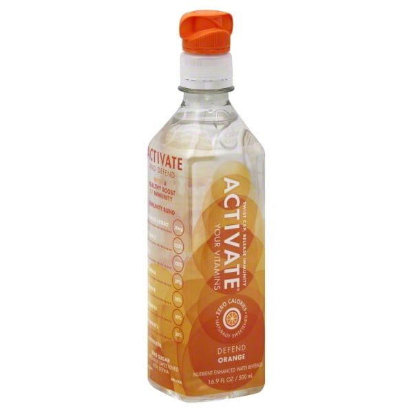 Activate Defend Orange Water, 16.9 Fl. Oz.