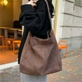 thumbnail image 6 of AUDeals Women Large Suede Tote Bag, Big Capacity Slouchy Shoulder Bag, Suede Purse Satchel Work Handbag, Winter Crescent Bag for Travel Daily Use, 6 of 8