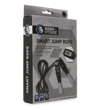 Smart Jump Rope  9ft  Series-8 Fitness™ With LED Display BLACK GRAY