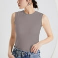 thumbnail image 6 of Women's Casual Sleeveless Tank Tops With Built In Bra Round Neck For Summer Outdoor Music Festival And Daily Wear, 6 of 6