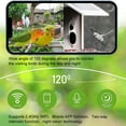 Aoresac Wireless Outdoor Solar Bird Feeder with Smart Video Camera, AI