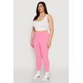 thumbnail image 3 of Womens Plus Size Side Pocket High Waisted Leggings, 3 of 6