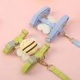 thumbnail image 6 of Dog Harness and Leash Set with Metal D Ring for Small Dogs Comfortable Pet Walking Gear, 6 of 8