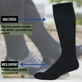 thumbnail image 2 of Yacht & Smith 32 Inch Wholesale Men's Long Tube Socks, Cotton Big And Tall Tube Socks Size 13-16 (Black, 60), 2 of 7