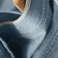 thumbnail image 6 of Fiaer Womens Jean Vest Button down Oversized Denim Loose Fit Sleeveless Spliced Casual Trendy Solid Color Tops with Pocket Blue XL, 6 of 6