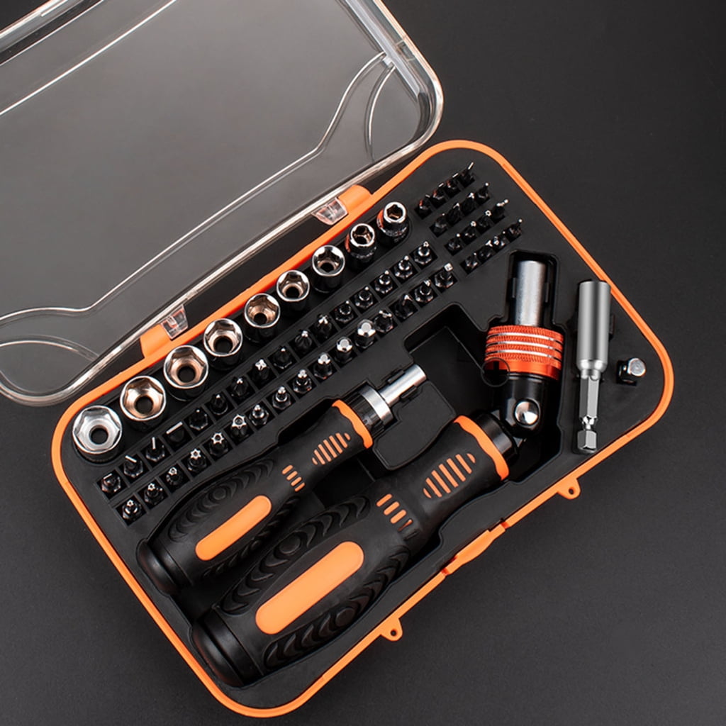 ROZYARD Ratchet Wrenches Screwdriver Set with Precisions Bit for Home and Electronics