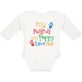 thumbnail image 3 of Inktastic Nana and Poppy Love Me Boys or Girls Long Sleeve Baby Bodysuit, 3 of 5