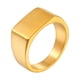 thumbnail image 1 of Anillo Cerrado Qarigey Acero Inoxidable Unisex Plateado Talla 9, 1 of 6