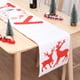 thumbnail image 1 of Fiudx Ofertas del día Bandera de mesa navideña de lino doble con estampado creativo, mantel de muñeco de nieve, ambientes, decoraciones navideñas, 1 of 3