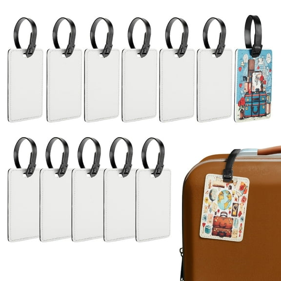 Makerflo Sublimation Luggage Tag, Ideal for DIY Crafts - Sublimation