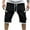 Black, variant on ZZwxWA Men Short Holiday Gifts Fashion Workwear Breathable Loose Fit Trousers Printed Plus Size Male Short Pants Sports Pockets Pants Quick-Dry Summer Clothing Oversize Elastic Shorts Short Pants