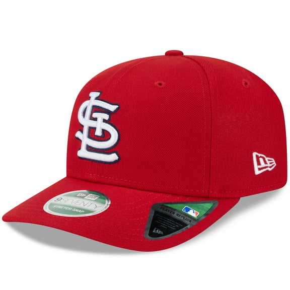 Men's New Era Red St. Louis Cardinals Player Replica 9SEVENTY Adjustable Hat