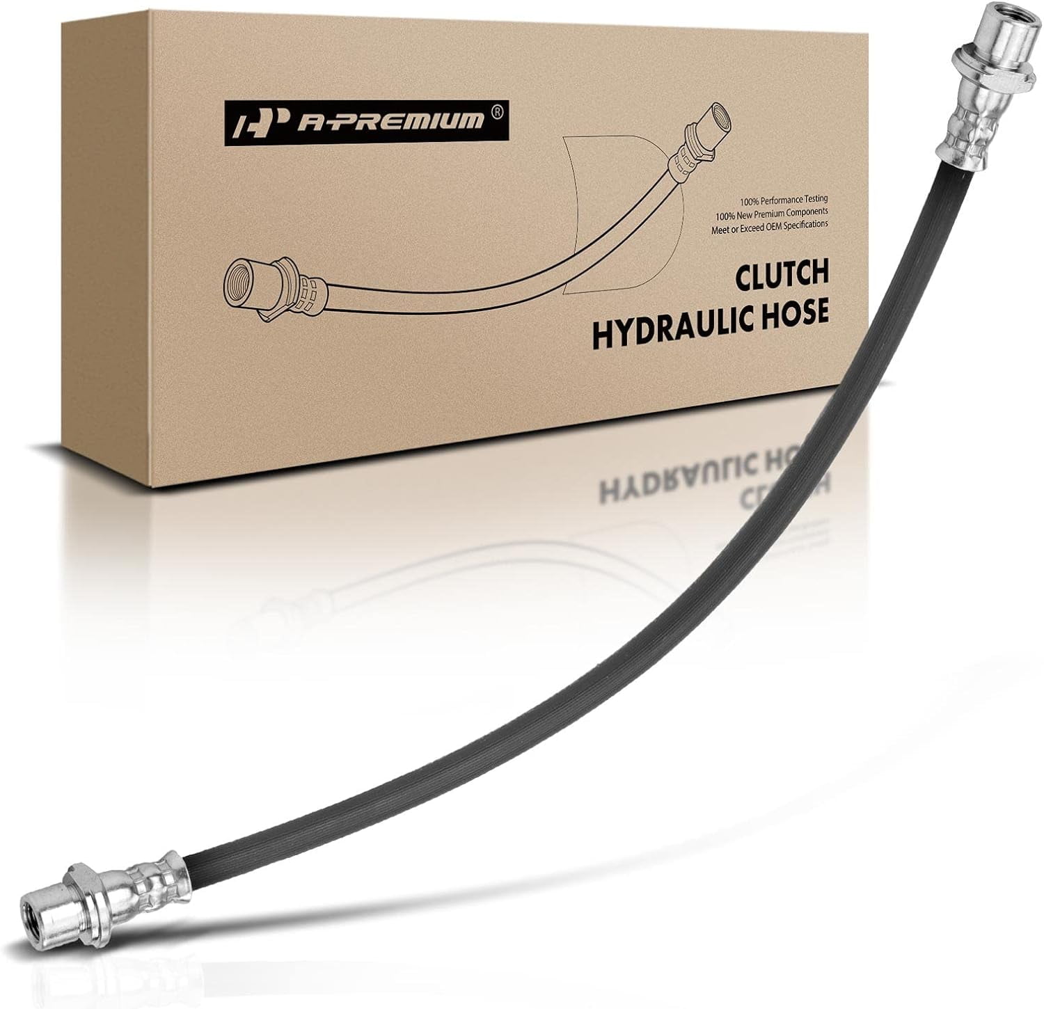 McLeod 139251 Hydraulic Clutch Line with Male Wire Clip