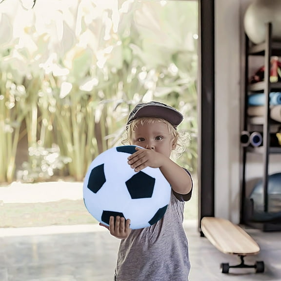 Kieccall Plush Soccer Ball Stuffed Toy, Plush Football Pillow Soccer Gift For Toddles