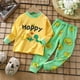 thumbnail image 1 of Conjunto de ropa interior navideña para niños, pijamas térmicos de manga larga de algodón con dibujos animados, otoño e invierno, 1 of 4
