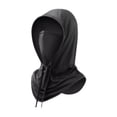 thumbnail image 1 of Mascarilla de protección solar para el cuello, polaina para la cara, máscara transpirable y fresca para , para senderismo, paisajismo, gorros de tenis para adultos Negro, 1 of 8