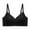 Black, variant on Kaemgyyd Push up Bras for Women Spaghetti Strap Removable Soft Support Seamless Bralette Comfortable Wirefree Wireless Bra