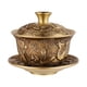 thumbnail image 1 of Juego de tazas de té y café de latón con tapa, vaso para beber, juego de taza de té y platillo, taza para beber y platillo para bebidas, restaurantes,, 1 of 8