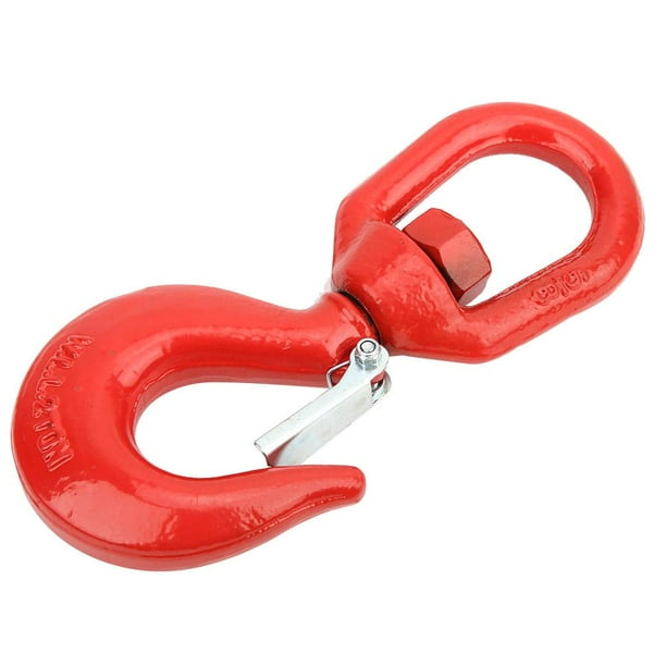 Kritne Crane Hook,2Ton Swivel Lifting Hook with Latch Alloy Steel