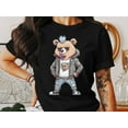 thumbnail image 3 of Punk Rocker Rapper Popster Punker Teddy Bear Rap Hip Hop T-Shirt Punk Rocker Teddy Bear Rap Hip Hop Gift Men Women Tshirt, 3 of 10