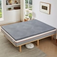thumbnail image 2 of Javlergo 2 Inch/4 Inch Mattress Topper, Comfort Memory Foam Bed Topper with Removable Washable Cover, Gray - N/A Full - 2 Inch, 2 of 5