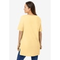 thumbnail image 2 of Woman Within Plus Size Perfect Short-Sleeve Boatneck Tunic, 2 of 6
