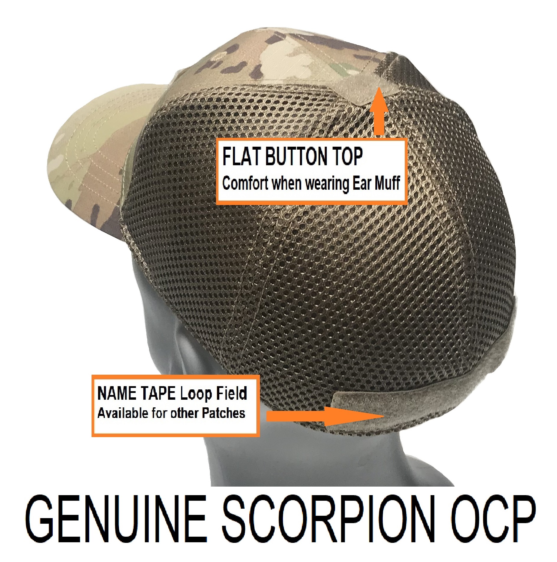 Condor Outdoor Products Condors Tactical Flex Mesh Cap With Genuine Military Scorpion Ocp Pattern Large Xlarge Walmart Walmart 