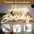 thumbnail image 4 of Letreros de Ne&oacute;n Happy Birthday, Feliz Cumplea&ntilde;os Letrero Luminoso Ne&oacute;n Luz LED Neon Regulable Reutilizable Alimentado por USB para Decoraci&oacute;n Pared Fiesta, 4 of 6