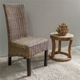 thumbnail image 1 of International Caravan Chaise de Salle à Manger Java en Marron (Lot de 2), 1 of 2