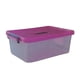 thumbnail image 2 of 8Cajas de Plastico 18 litros Tapa Rosa Peyo Transparente Multiusos, 2 of 4