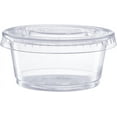 thumbnail image 6 of GUSTO 2 oz Plastic Jello Shot Cups with Lids, Disposable Condiment and Sauce Cups with Airtight Lids, 100 Count, 6 of 7
