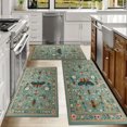 thumbnail image 6 of Kitchen Rugs Sets of 3 Non Slip Washable Kitchen Mats for Floor, Waterproof Kitchen Runner Rug, Floor Mat Carpet for Entryway, Laundry, Sink, Hallway, Bathroom, 6 of 12