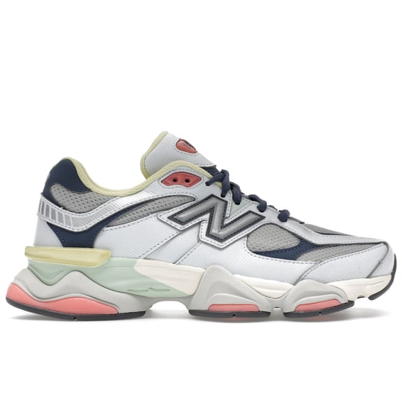 New Balance Men's 9060 Grey Yellow Navy Shoes, from StockX