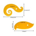 thumbnail image 3 of Milue Curve Ruler Cloud Ruler Multifunctional Drawing Templates Curve Garment Ruler, 3 of 11