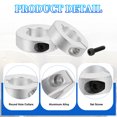 thumbnail image 3 of Uxcell Single Split Shaft Collar Locking Collar Clamp Style with Set Screw & Hex Wrench for Machine Tools Industry 22 mm/7/8 Inch, 3 of 7