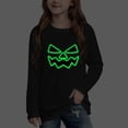 thumbnail image 6 of XUNKUSGA Boys Sweatshirts Halloween Glow In The Dark Long Sleeve Crewneck Girls Sweatshirt Casual Fashion Pumpkin Face Graphic Pullover Top for Kids 7 Years, 6 of 9