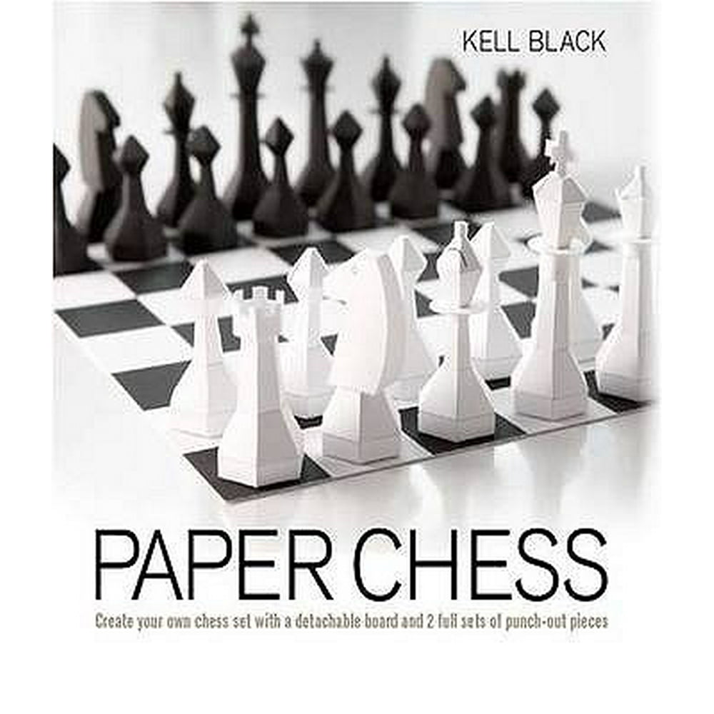 Paper Chess Create Your Own Chess Set with a Detachable Board and 2