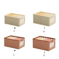 thumbnail image 2 of Maytalsory Easy-to-Clean Clothes Organizer Mesh Ventilation System Eliminates Odor In Closet Closet Organizer cream color 44*30*20 1Set, 2 of 6