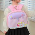 thumbnail image 4 of gcong Stylish School Backpack With Cartoon Ice Rocket Design Rucksack For Everyday Use And Casual Outings Pink, 4 of 8