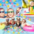 thumbnail image 4 of sixwipe 50 Pack Rubber Ducks for Jeeps, Yellow Pink Mini Ducks in Bulk, Small Funny Rubber Ducks Baby Bath Toys, Kids  Summer Beach Pool Toys Birthday Party Favors, 4 of 8